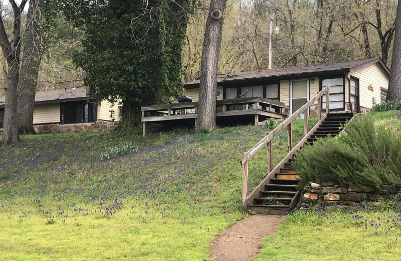 Cabin exterior at Sportsman's Resort.