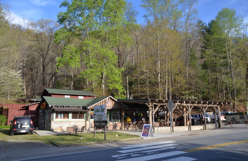 Dining at Nantahala Village.