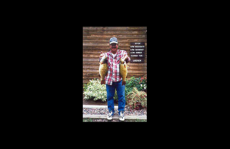 Fishing at Lakeview Resort on Grindstone.