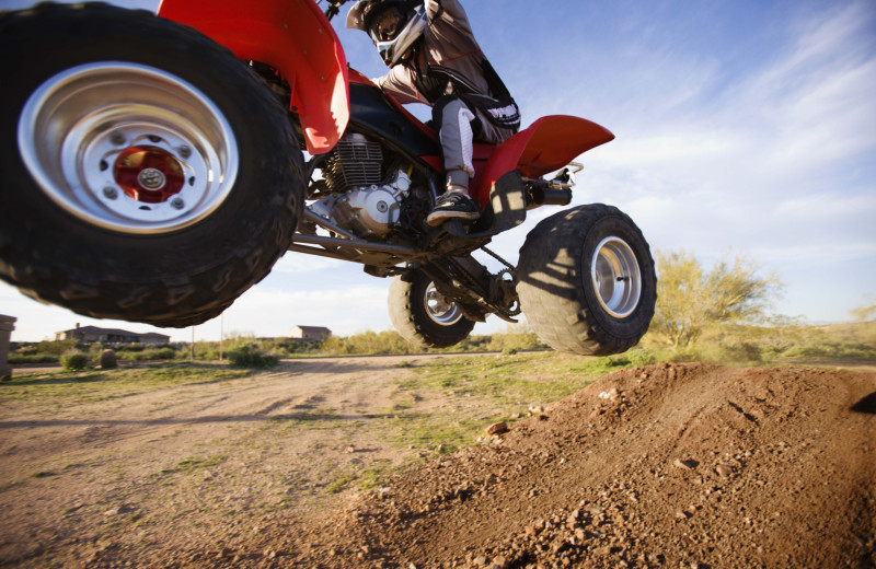 ATV at Escalante Yurts.