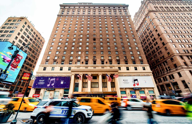 Exterior view of Hotel Pennsylvania.