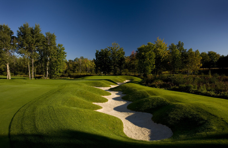 Golf course at Tullymore Golf Resort.