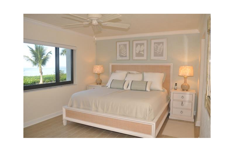 Rental bedroom at Vanderbilt Vacations.