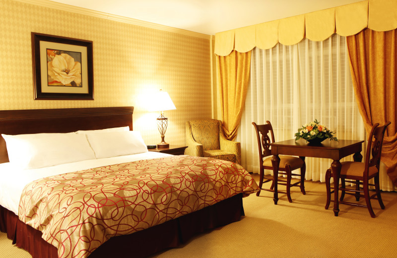 Guest room at Honor's Haven Resort and Spa.