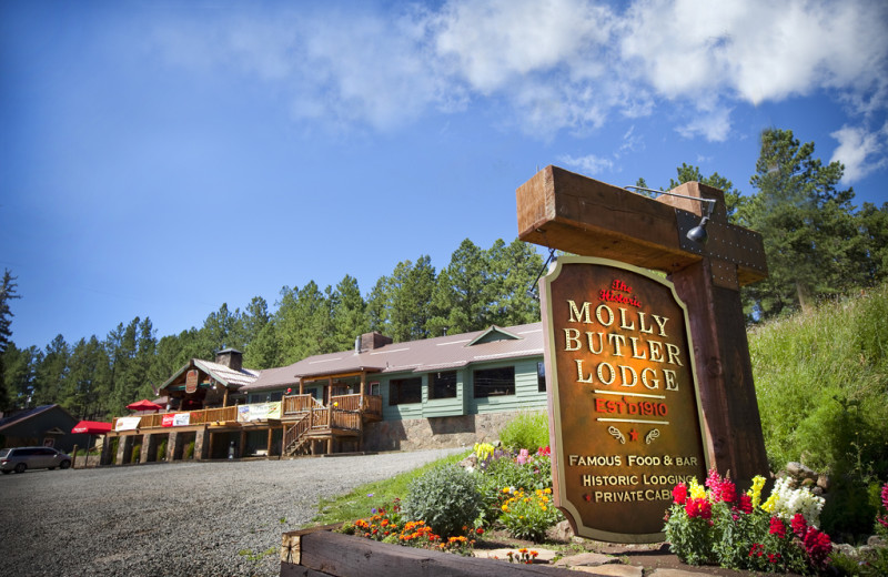 Exterior view of Molly Butler Lodge and Cabins.