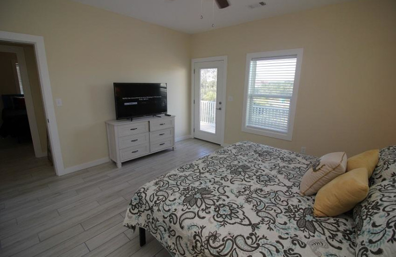 Rental bedroom at Sugar Sands Realty & Management.