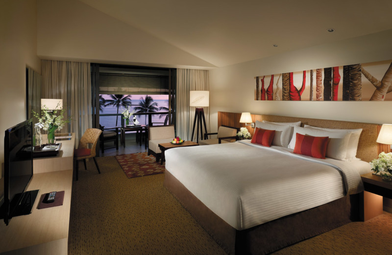 Guest room at Shangri-La's Tanjung Aru Resort.