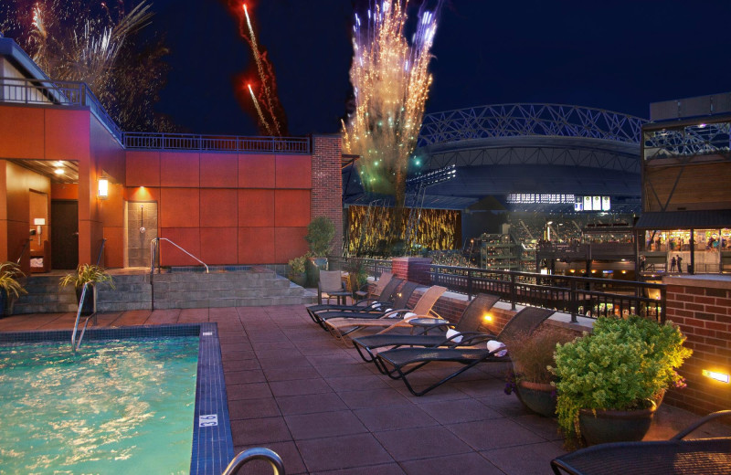 Pool at Silver Cloud Hotel Stadium.