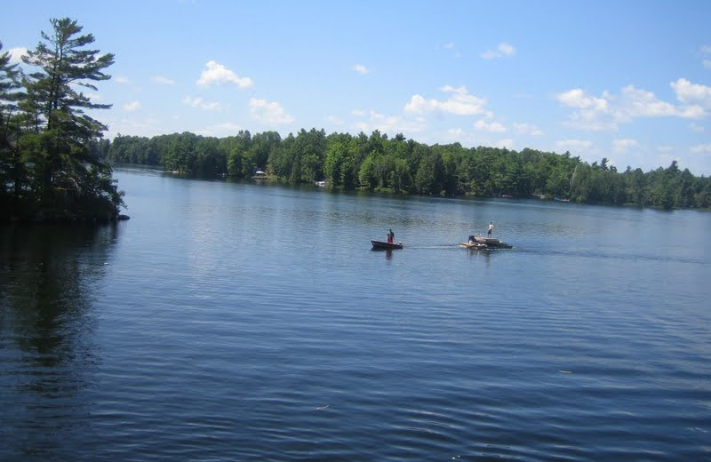 The lake at Bob's Lake Cottages.