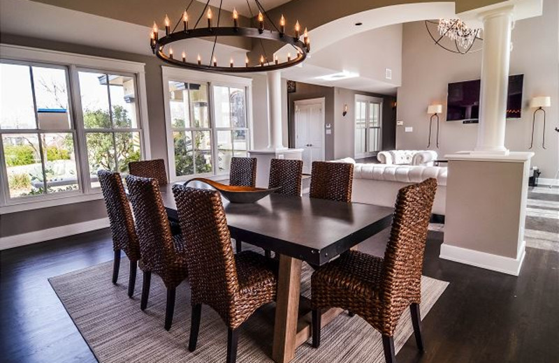 Rental dining room at Lake Travis & Co.