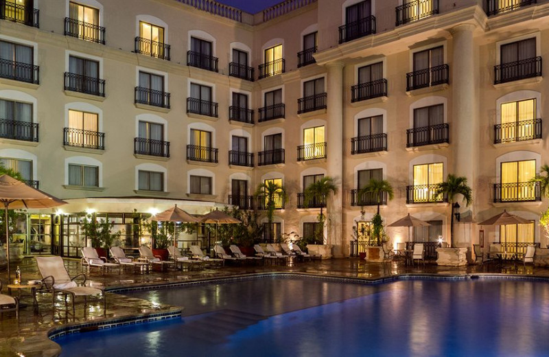 Outdoor pool at Fiesta Americana Merida.