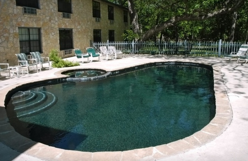 Outdoor pool at Utopia on the River.