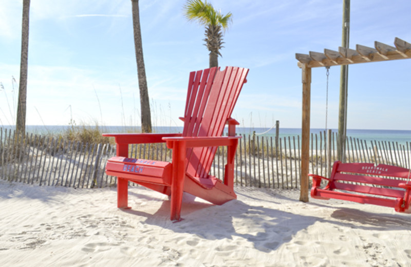 Enjoy a day at the beach with Boardwalk Beach Resort Hotel & Convention Center