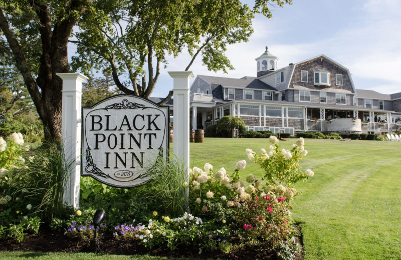 Exterior view of Black Point Inn.