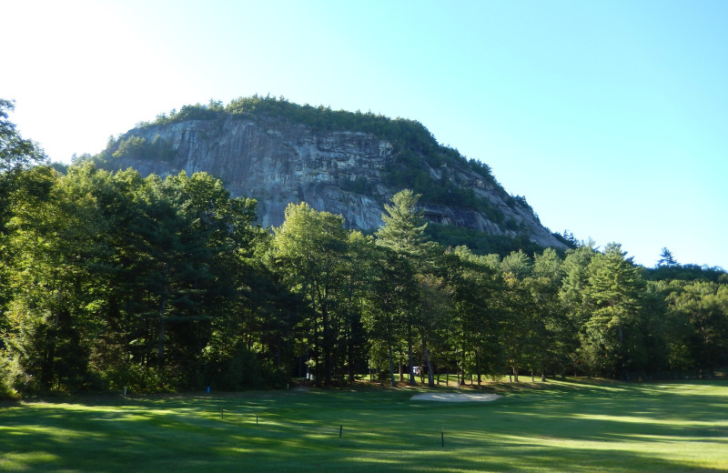 Golf course at Cathedral Ledge Resort.