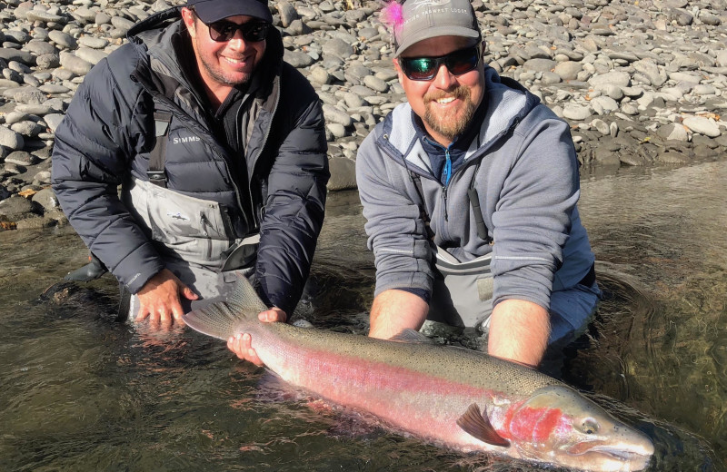 Fishing at Frontier Experience.