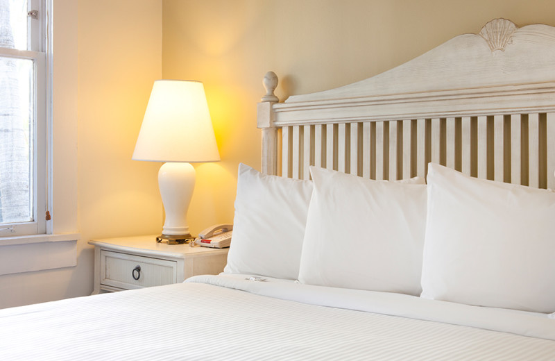 Guest bedroom at Southernmost Inn.