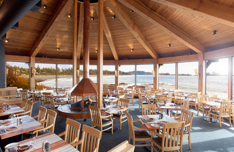 Dining area at Wickaninnish Inn.