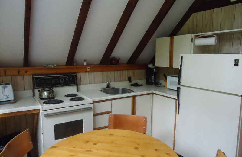 Guest kitchen at Balsam Resort.