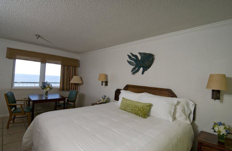 Guest room at Ocean Isle Inn.