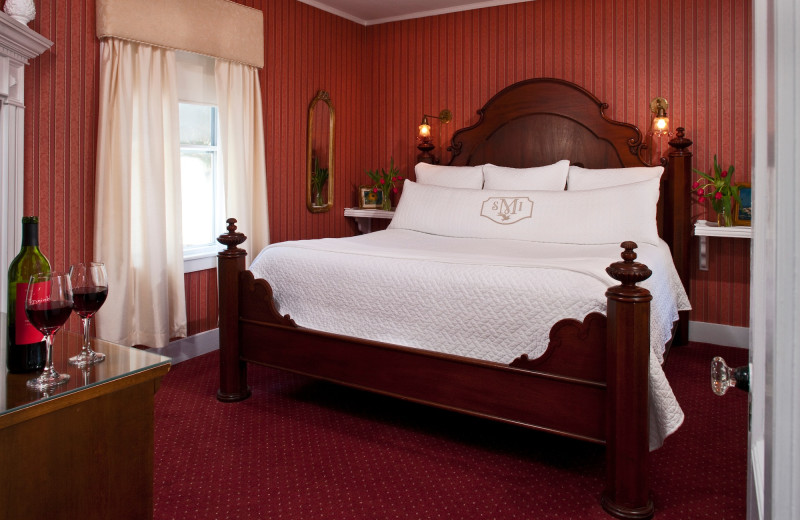 Guest bedroom at Maine Stay Inn & Cottages.
