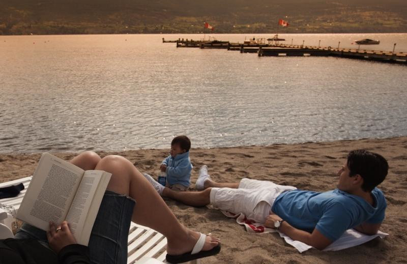 Beach at Summerland Waterfront Resort.