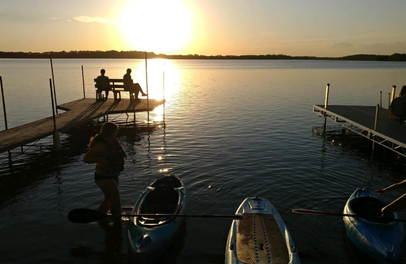 Lake view at Ten Mile Lake Resort.