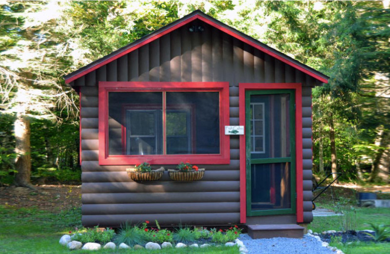 Cabin exterior at White Lake Lodges.