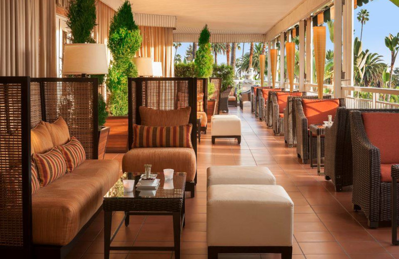 Dining at The Beverly Hills Hotel.