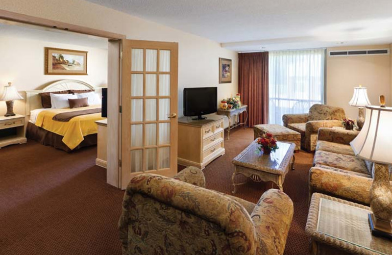 Guest suite at Arrowwood Resort & Conference Center.