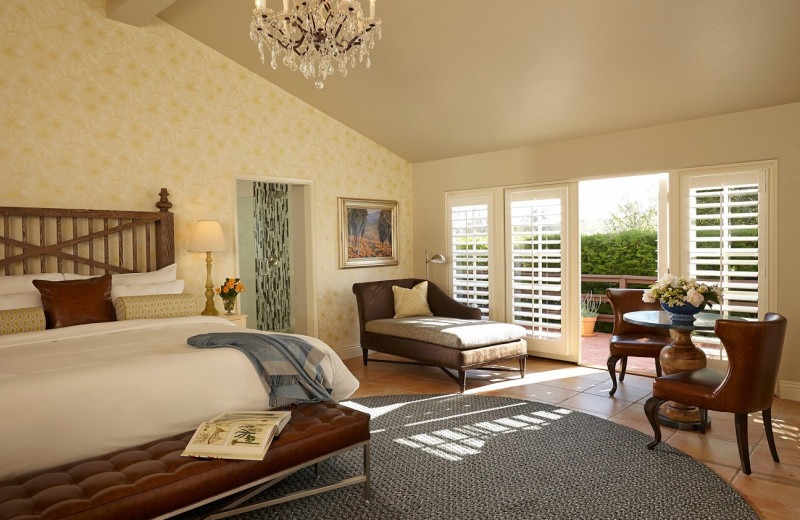Guest room at The Inn at Rancho Santa Fe.
