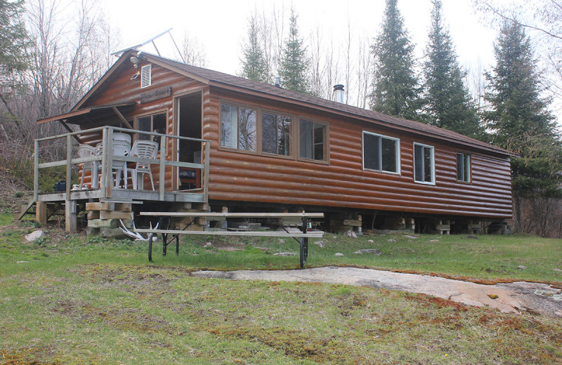 Cabin exterior at Wilderness Air.