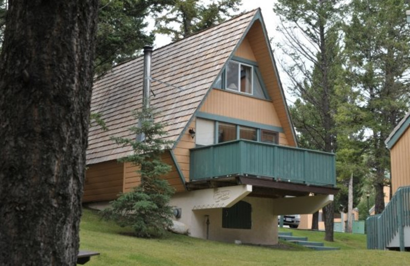 Chalet exterior at Douglas Fir Resort & Chalets.