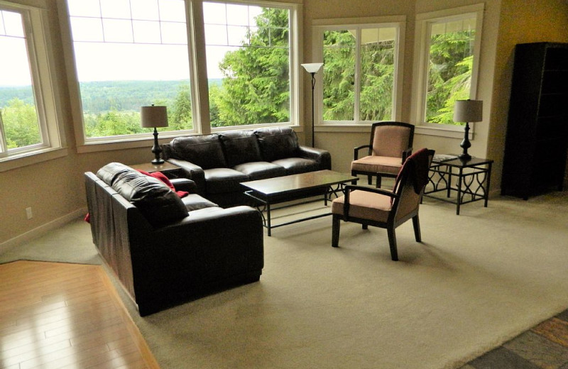 Living room at Blue Mountain Retreat.