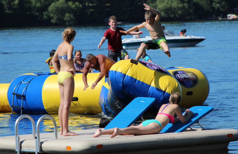 Water toys at Bonnie View Inn.