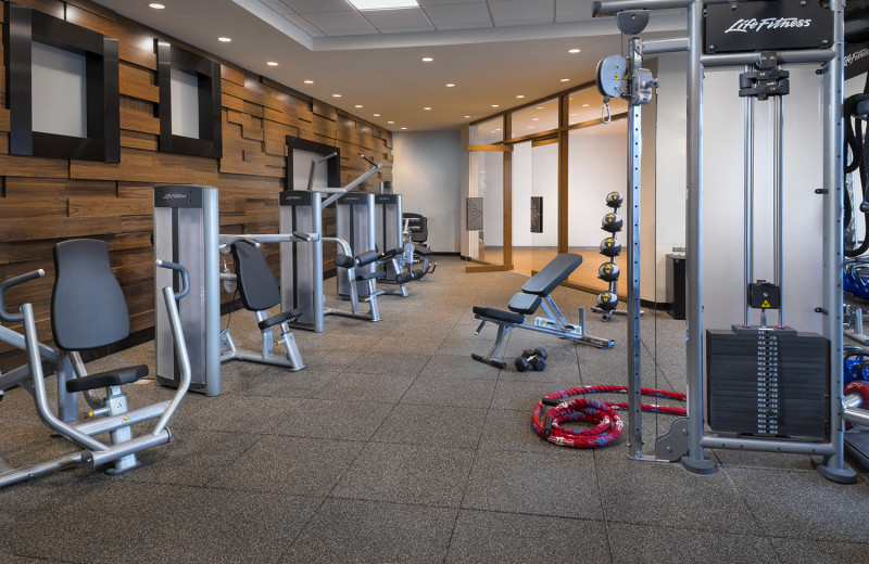 Fitness room at Del Lago Resort & Casino.