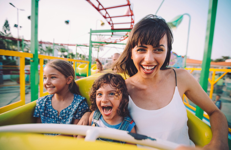 Amusement park near Menlo Park Inn.