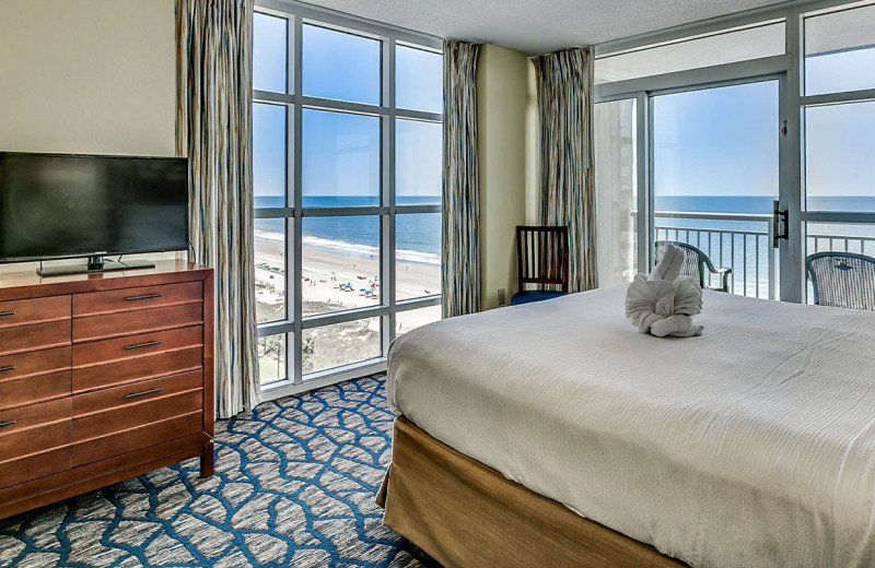 Guest room at Dunes Village Resort.