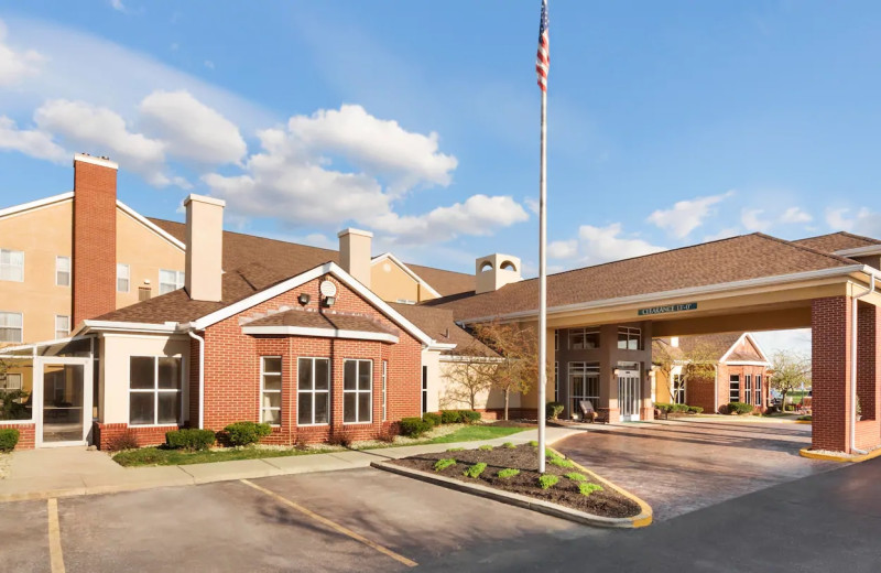 Exterior view of Homewood Suites by Hilton.