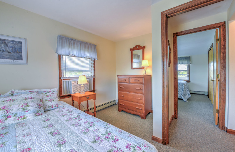 Rental bedroom at Beach Realty.