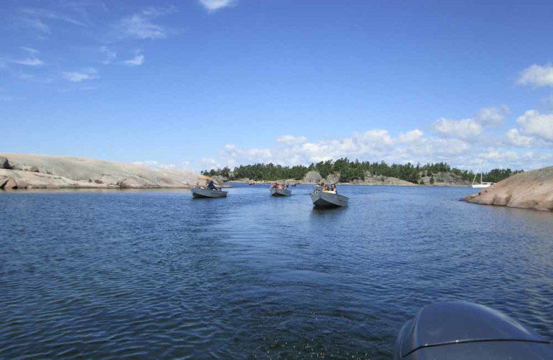 Lake at Brennan Harbour Resort.