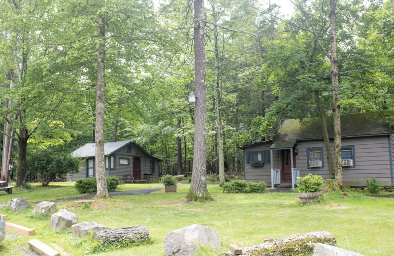 Cabins at Woodstock Lodge.