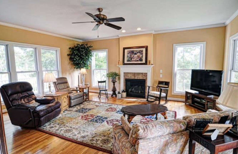 Vacation rental living room at Century 21 Action Inc.