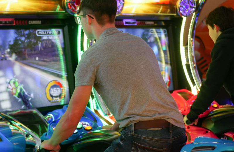 Arcade at Bavarian Inn of Frankenmuth.
