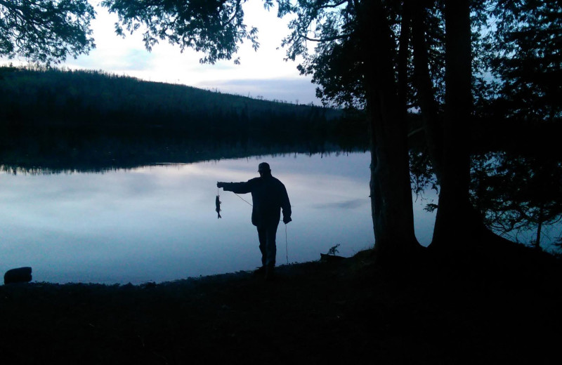 Fishing at Solbakken Resort.