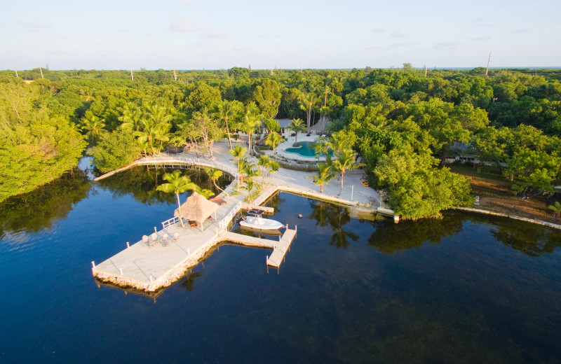 Aerial view of Largo Resort.