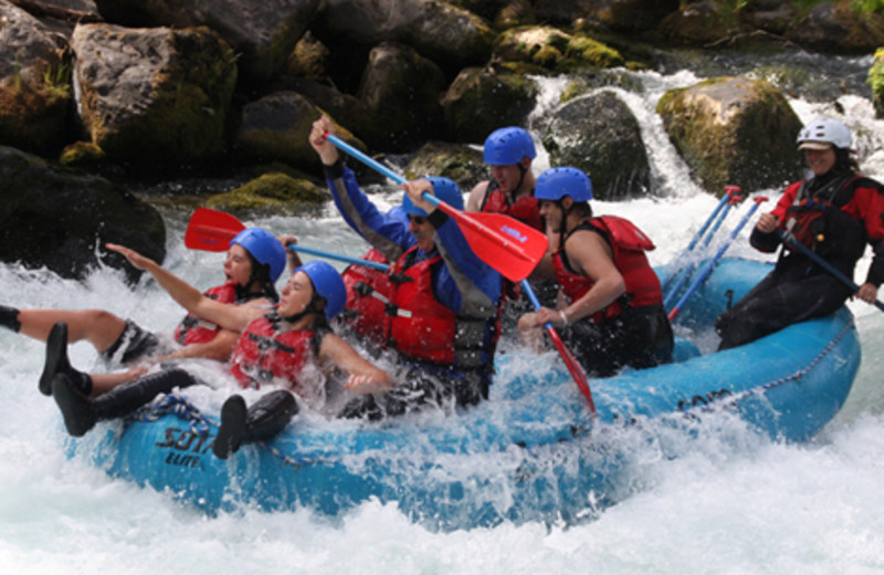White Water Rafting at Carson Ridge Cabins