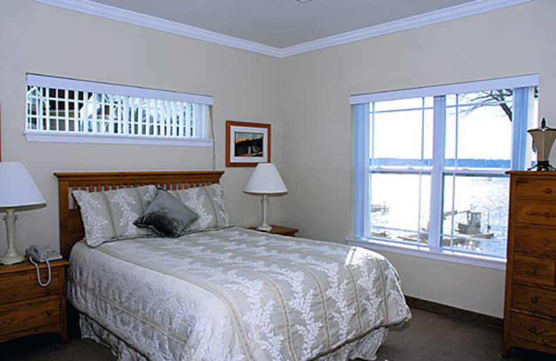 Suite interior at Delavan Lake Resort. 