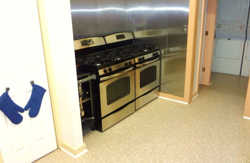 Kitchen at Lake Michigan Reunion & Retreat.