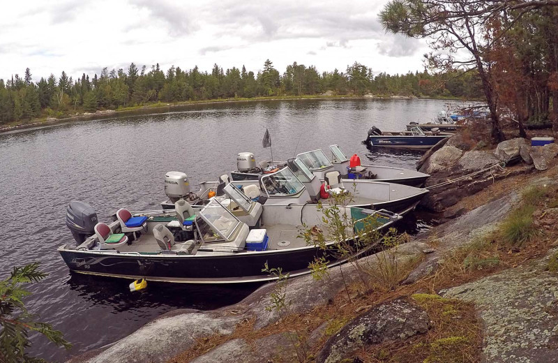 Lake view at Zup's Fishing Resort and Canoe Outfitters.